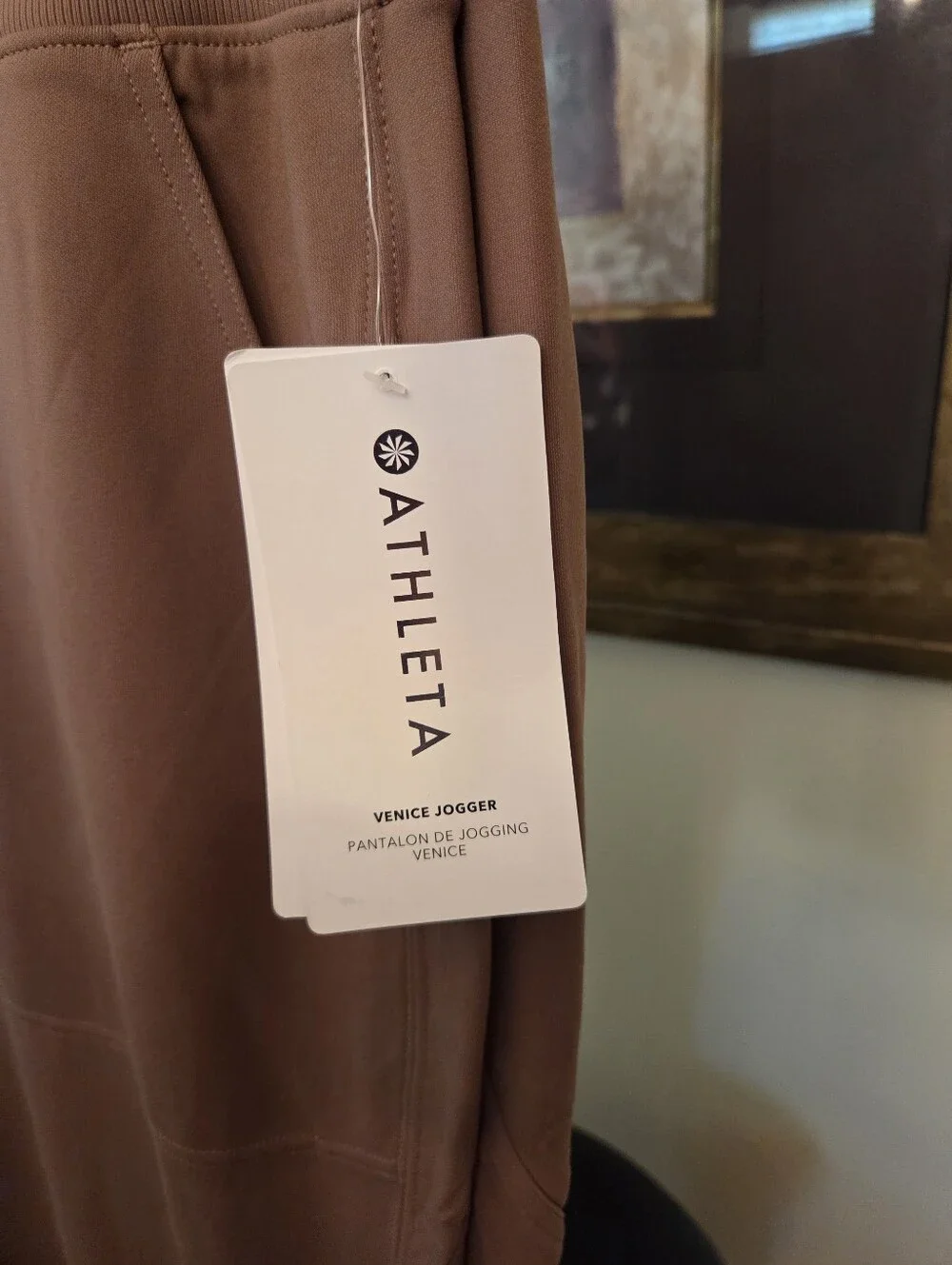 Athleta Venice High Rise Jogger 3X Brown Camel NWT